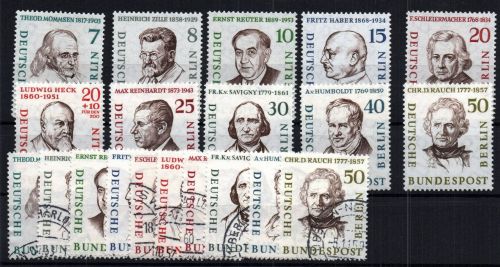 Berlin Michel Nummer 163 - 172 postfrisch + gestempelt