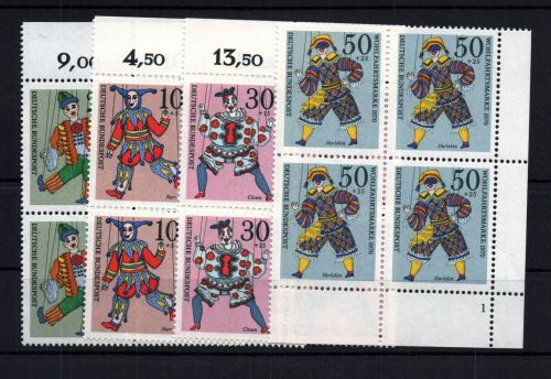 Bund Michel Nummer 650 - 653 postfrisch Viererblock