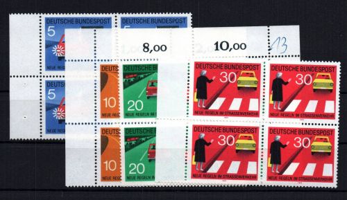 Bund Michel Nummer 670 - 673 postfrisch Viererblock