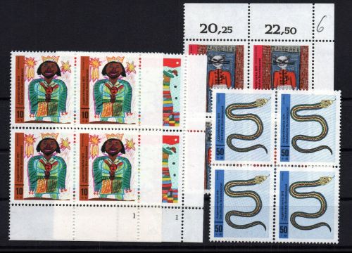 Bund Michel Nummer 660 - 663 postfrisch Viererblock