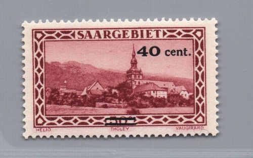 Saargebiet Michel Nummer 178 postfrisch