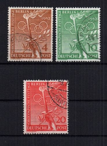 Berlin Michel Nummer 88 - 90 gestempelt