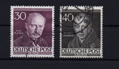 Berlin Michel Nummer 99 + 100 gestempelt