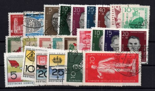 DDR Michel Nummer 750 - 773 gestempelt