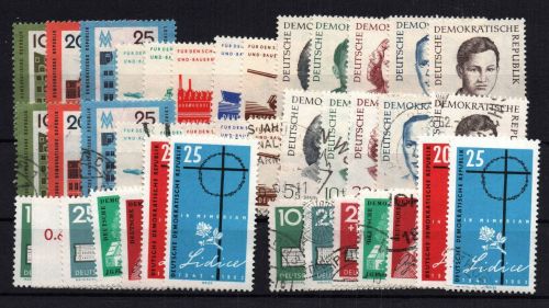 DDR Michel Nummer 873 - 892 postfrisch + gestempelt