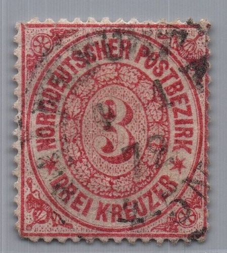 Norddeutscher Bund Michel-Nr. 21 gestempelt