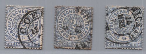 Norddeutscher Bund Michel-Nr. 17 LOT gestempelt