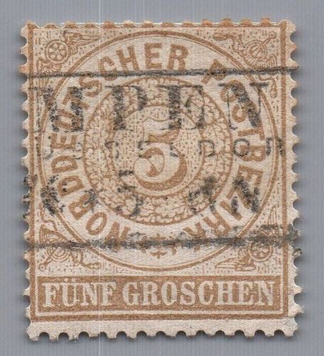 Norddeutscher Bund Michel-Nr. 18 gestempelt