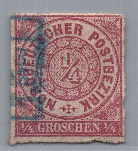 Norddeutscher Bund Michel-Nr. 1 gestempelt