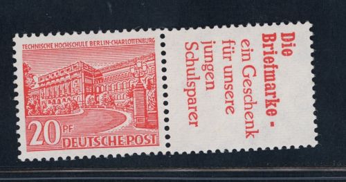Berlin Zusammendruck Michel Nummer W17 postfrisch