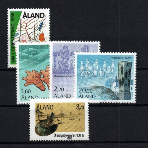 Aland Michel Nummer 15 - 19 postfrisch