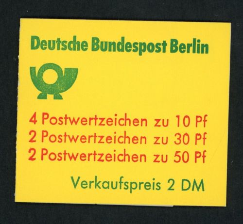 Berlin Markenheftchen 10aII ( MH10aII ) postfrisch