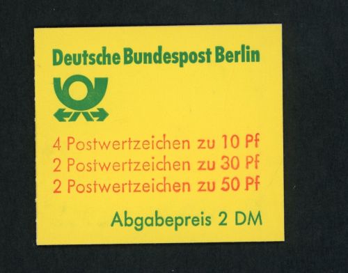 Berlin Markenheftchen 11g ( MH11g ) postfrisch