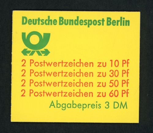 Berlin Markenheftchen 12caI ( MH12caI ) postfrisch
