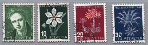 Schweiz Michel-Nr. 475- 478 gestempelt