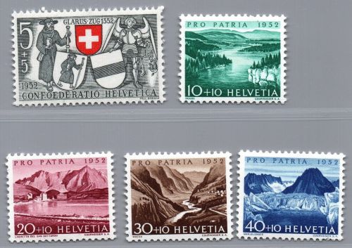Schweiz Michel-Nr. 570 - 574 postfrisch