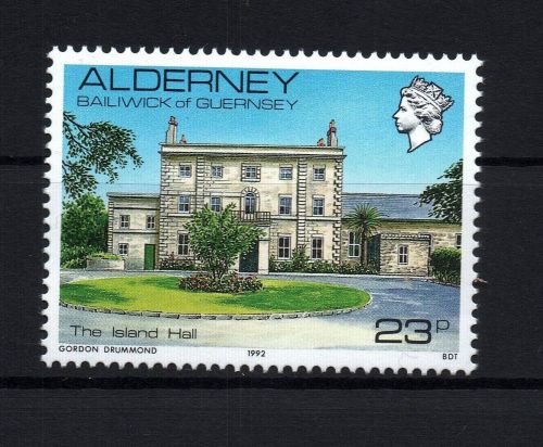 Alderney Michel Nummer 54 postfrisch