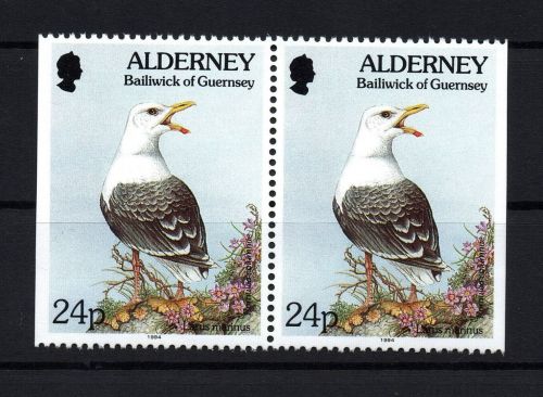 Alderney Michel Numer 77 geschnitten postfrisch