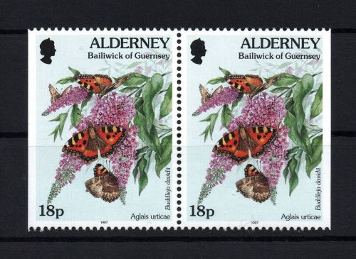 Alderney Michel Numer 100 geschnitten postfrisch