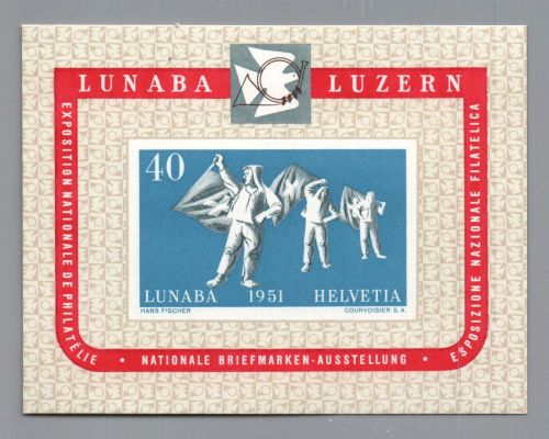 Schweiz Block Nummer 14 postfrisch