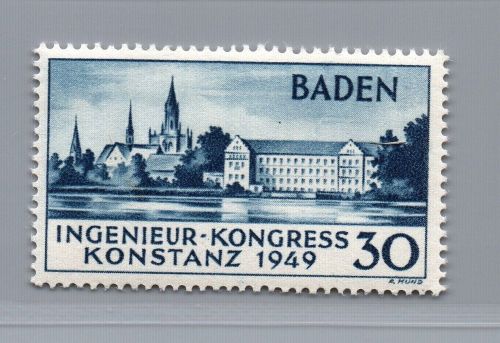 Franz. Zone Baden Michel Nummer 46 II ungebraucht Falz