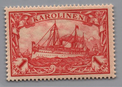 Deutsche Kolonien Karolinen 16 ungebraucht Falz