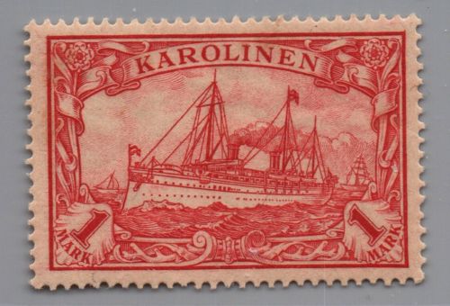 Deutsche Kolonien Karolinen 16 ungebraucht Falz
