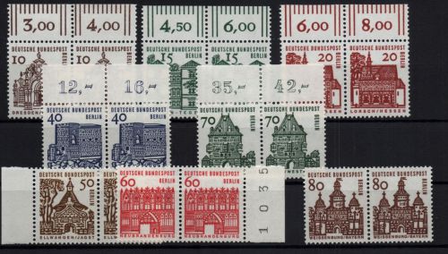 Berlin Michel Nummer 242 - 249 waagerechte Paare postfrisch