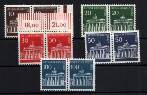 Berlin Michel Nummer 286 - 290 waagerechte Paare postfrisch