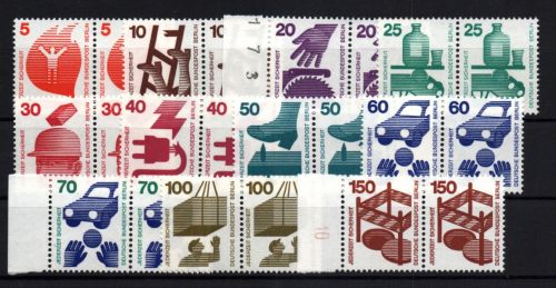 Berlin Michel Nummer 402 - 411 + 453 waagerechte Paare postfrisch