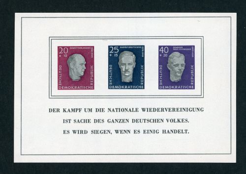 DDR Block Nummer 15 postfrisch