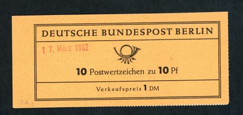 Berlin Markenheftchen 3a RLV I ( MH3a ) postfrisch