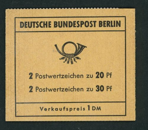 Berlin Markenheftchen MH 7a postfrisch