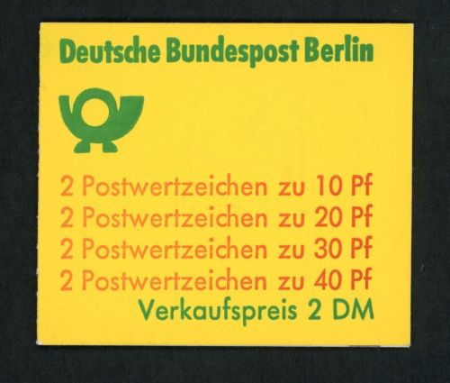 Berlin Markenheftchen 9a ( MH9a ) postfrisch