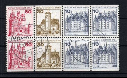 Berlin Zusammendruck Michel Nummer H Blatt 18 gestempelt