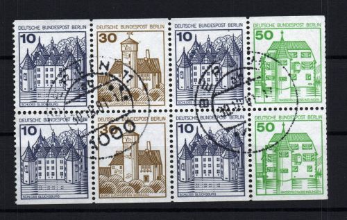 Berlin Zusammendruck Michel Nummer H Blatt 19 gestempelt