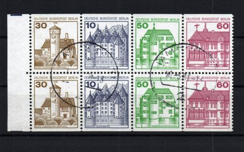 Berlin Zusammendruck Michel Nummer H Blatt 20 gestempelt