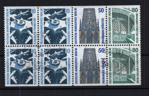 Berlin Zusammendruck Michel Nummer H Blatt 22 gestempelt
