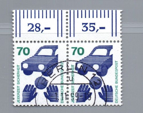 Bund Michel Nummer 773 Paar gestempelt