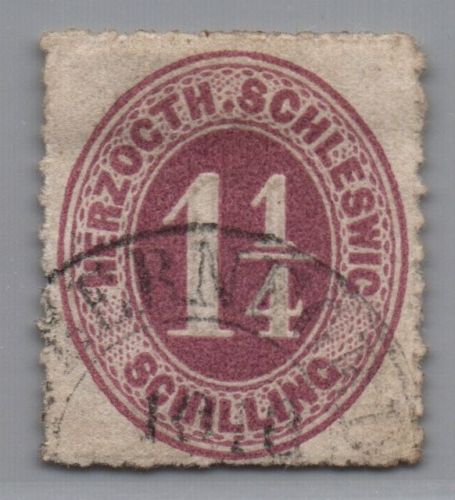 Schleswig Holstein Michel-Nr. 22 gestempelt