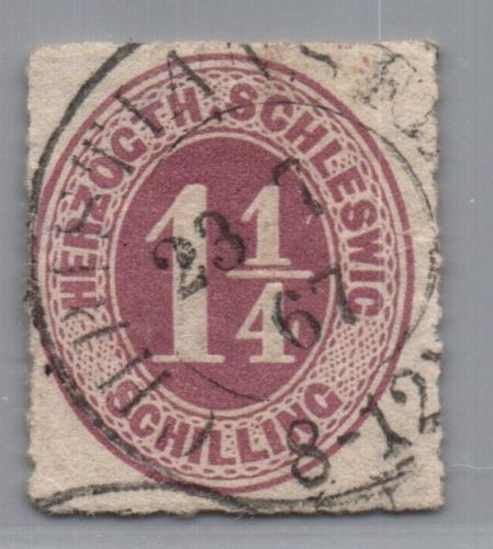 Schleswig Holstein Michel-Nr. 22 gestempelt