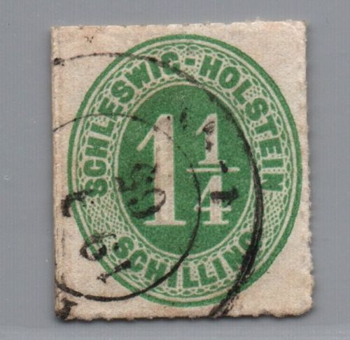 Schleswig Holstein Michel-Nr. 9 gestempelt
