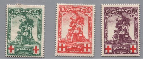 Belgien Michel Nummer 104 - 106 ungebraucht Falz