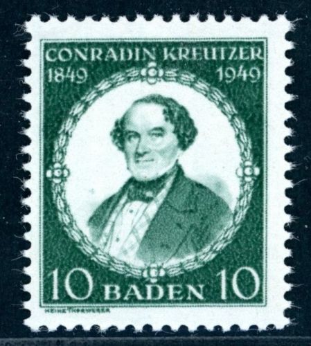 Alliierte Besetzung Franz. Zone Baden Nummer 53 postfrisch