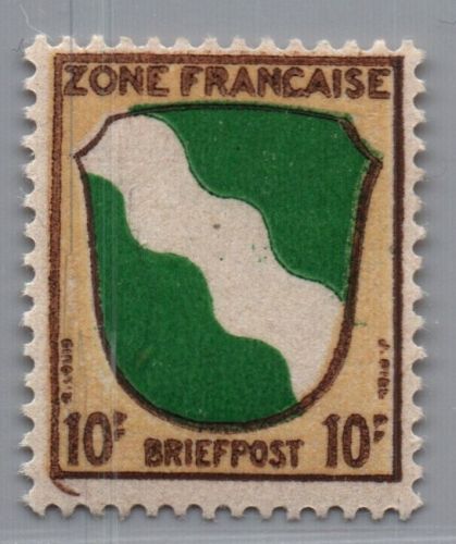 Französische Zone Allg. Ausgabe Michel Nummer 5 postfrisch