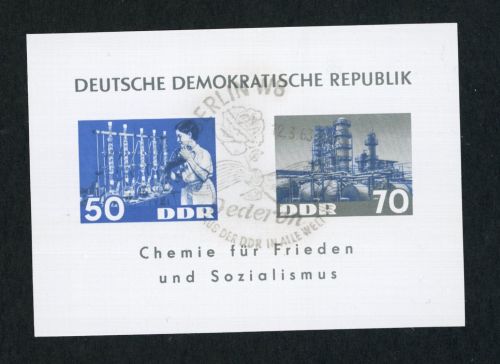 DDR Block Nummer 18 gestempelt