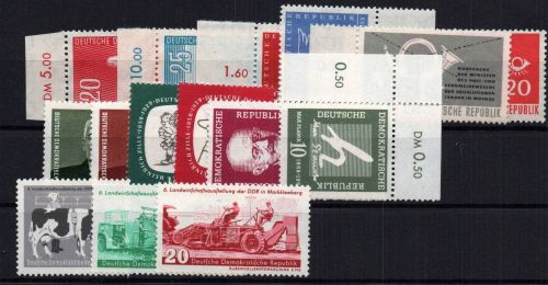DDR Michel Nummer 616 - 630 postfrisch