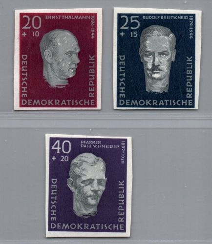 DDR Michel Nummer 606B - 608B postfrisch