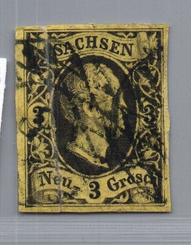 Sachsen Michel Nummer 6 gestempelt