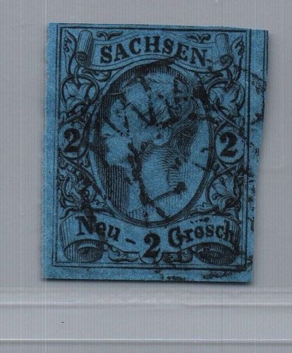 Sachsen Michel Nummer 10 gestempelt